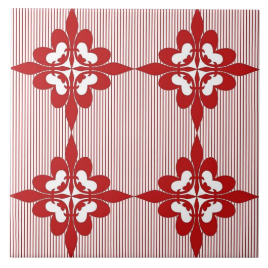 Elegant, modern, sierlijk, bruin, wit tegeltje (Voorkant)