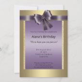 ELEGANT MODERN SIMPELE GLITTER GOLD PAARS BOW KAART (Voorkant)