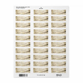 Elegant Modern Sophisticated, Bokeh Etiket (Full Sheet)