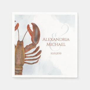 Elegant Modern Sophisticated Seafood Lobster Servet