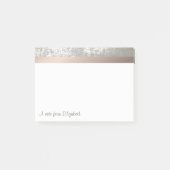 Elegant modern stijlvol post-it® notes (Voorkant)