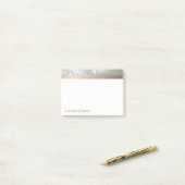 Elegant modern stijlvol post-it® notes (Op bureau)