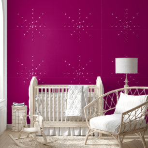 Elegant modern stijlvol roze geometrisch behang