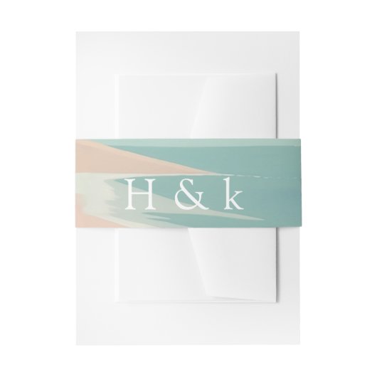 Elegant modern strand uitnodigingen wikkel (Voorkant Voorbeeld)