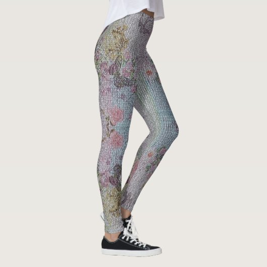 Elegant Modern  Trendy Floral Leggings (Rechts)