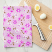 Elegant Modern Trendy Floral Theedoek (Quarter Fold)