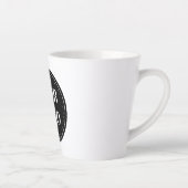 elegant, modern, verfijnd & aanpasbaar. latte mok (Rechts)