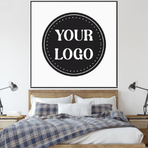 Elegant, modern, verfijnd, & bewerkbaar. canvas afdruk