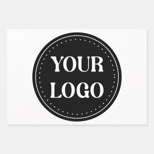 Elegant, modern, verfijnd, & bewerkbaar. inpakpapier vel (Voorkant)