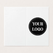 Elegant, modern, verfijnd, & bewerkbaar. kaart (Buitenkant ongevouwen)