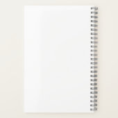 Elegant, modern, verfijnd, & bewerkbaar. notitieboek (Achterkant)