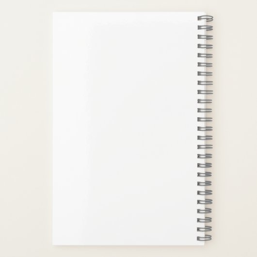 Elegant, modern, verfijnd, & bewerkbaar. notitieboek (Achterkant)