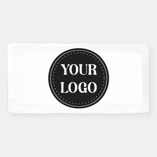 Elegant, modern, verfijnd, & bewerkbaar. spandoek (Horizontaal)