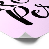 Elegant modern verzet tegen persistente Inspireren Poster (Hoek)