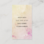 Elegant Modern Visitekaartje (Achterkant)