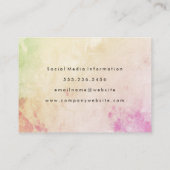 Elegant Modern Visitekaartje (Achterkant)