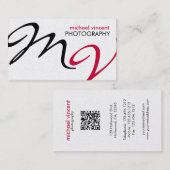 Elegant/modern Visitekaartje voor fotografie (Voorkant / Achterkant)