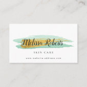 Elegant modern visitekaartje voor huidverzorging (Voorkant)
