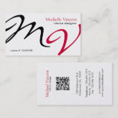 Elegant/modern Visitekaartje voor intern ontwerp (Voorkant / Achterkant)