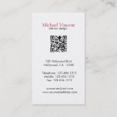 Elegant/modern Visitekaartje voor intern ontwerp (Achterkant)