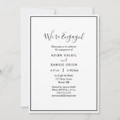 Elegant Modern We zijn een uitnodiging (Voorkant)