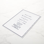 Elegant modern Weddenschap Party Silver Folie Uitnodiging (Gedraaid)