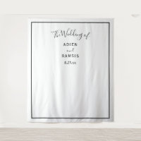 Elegant Modern Wedding Backdrop