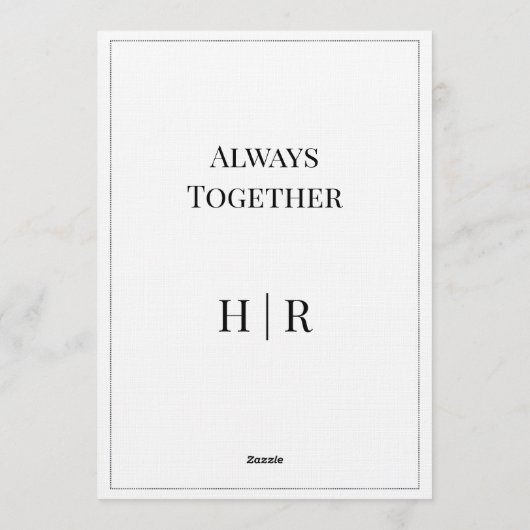 Elegant Modern Wedding Invitation | Timeless (Dos)