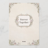 Elegant Modern Wedding Invitation | Timeless Kaart (Achterkant)