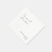 Elegant Modern Wedding Servet (Hoek)