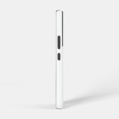 Elegant modern White Blush Pink Script Monogram Samsung Galaxy Hoesje (Rechterkant)