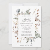 Elegant Modern Wildflower Wedding Vrijgezellenfees Kaart (Voorkant)