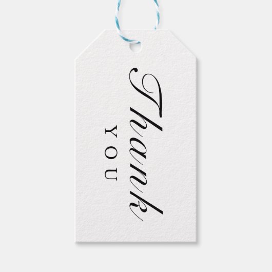 Elegant Modern Zwart Goud Wit Streep Bruiloft Labe Cadeaulabel (Voorkant)