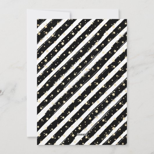 Elegant Modern Zwart Wit Foto Vrolijk Kerstfeest Feestdagenkaart (Achterkant)