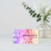 Elegant moderne Abstracte Art Sjabloon Professiona Visitekaartje (Staand voorkant)