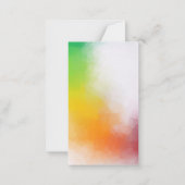 Elegant moderne Abstracte kunstblanco Sjabloon (Achterkant)