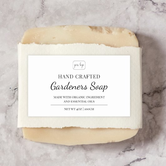 Élégant Moderne Ajouter Votre Logo Étiquette De Sa