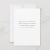 Elegant Moderne Amour et Merci Gold Photo Mariage (Dos)