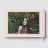 Elégant moderne Blush Photo Quinceañera (Verso)