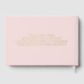 Elégant moderne Blush Quinceañera (Verso)