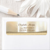 Élégant, Moderne, brillant, Étiquette de adresse o (En situation)