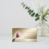 Elégant moderne, Brosse de maquillage carte de réf (Debout devant)