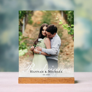 Élégant Moderne Calligraphie Nom Mariage