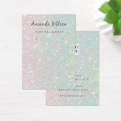 Élégant moderne chic hologramme oreille Carte d'af (Bureau)