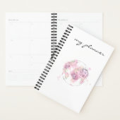 Elégant Moderne Chic Rose Aquarelle Globe (Devant avec enveloppe)