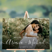 Élégant moderne de scripts Noms de Mariage photo p (Neutre)