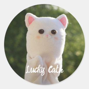 Elegant Moderne Eenvoudige persoonlijke foto Ronde Sticker