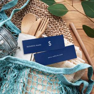 Élégant moderne élégant Simple Navy Blue Price Tag