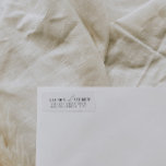 Élégant moderne Étiquettes d'adresse de retour<br><div class="desc">Il s'agit d'une étiquette d'adresse de retour minimaliste moderne, avec un agencement simple et élégant. Modifiez tous les libellés et toutes les couleurs de police et d'arrière - plan. // Pour les articles correspondants, visitez la collection "ASPEN" dans le magasin Sincerely By Nicole Zazzle. * Si vous aimez ce design...</div>