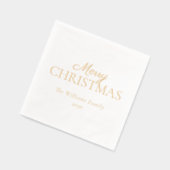 Élégant moderne Joyeux Noël Simple Party Gold (Gauche)